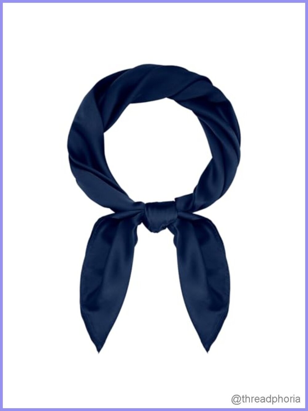 Satin Square Scarf 27.5 inch Lightweight Hair Scarf Neckerchief Bandana